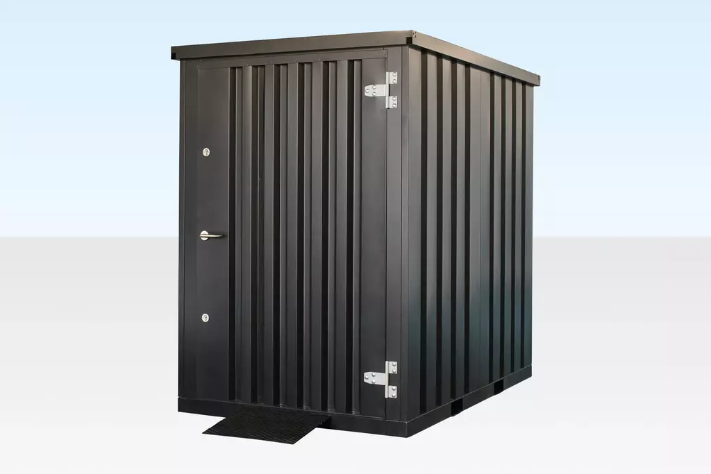 INSTAspace Flat pack Garden Store Jet Black 1.55m x 2.2m