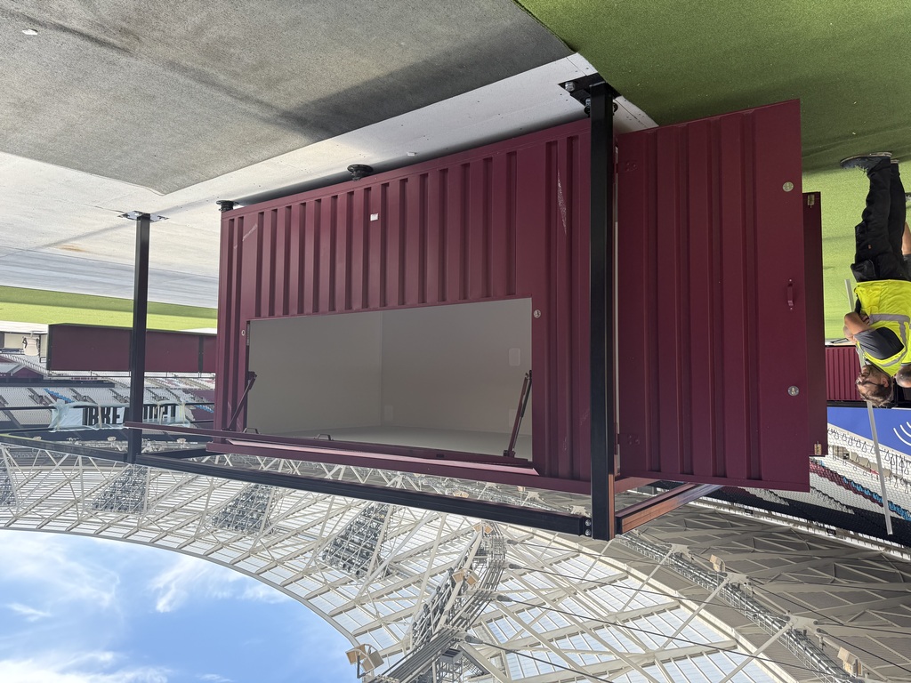 NSTAspace 4m Kiosk in custom colou