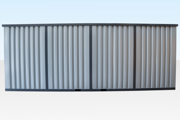 INSTAspace Flat Pack Multi-Compartment Container Grey Powder Coat 6m x 2.3m