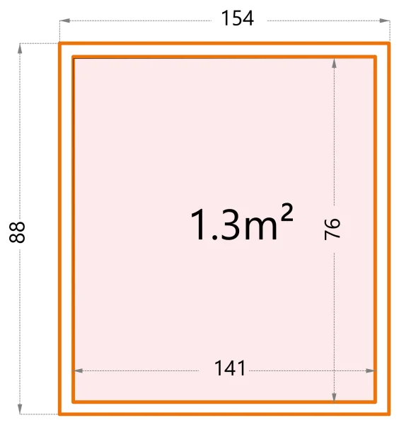 The Telluria Giamadio Garden Cupboard Floor Plan