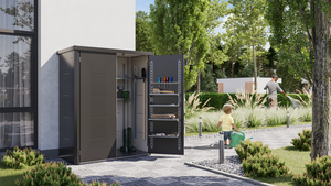 The Telluria Giamadio Garden Cupboard showing the inside